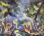 Paul Cezanne Bath nine women who oil painting on canvas